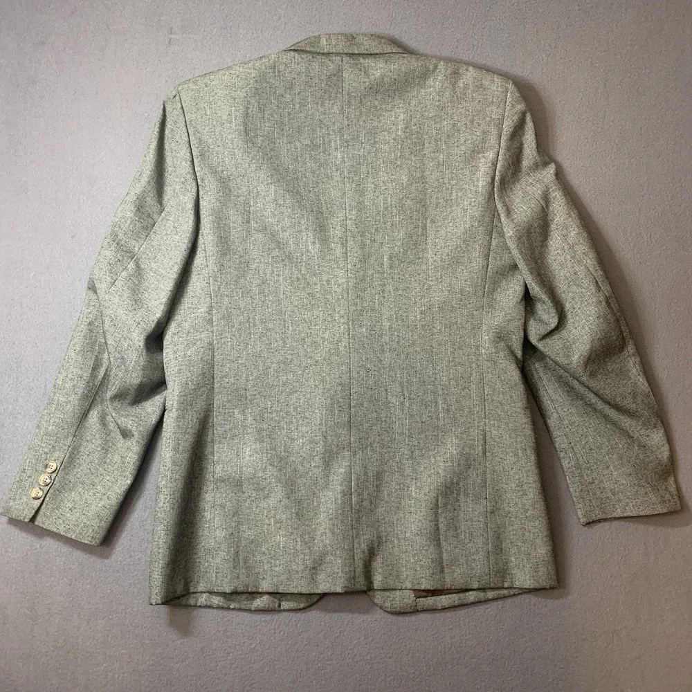 HARA Image Plus Mens Size 40 Blazer Beige Brown Long Sleeve Pockets 70s